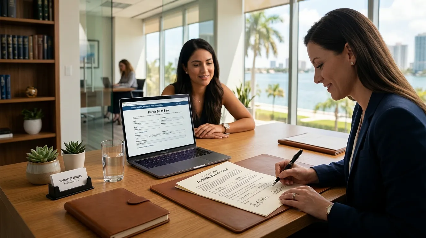 Florida Bill of Sale Hero Image